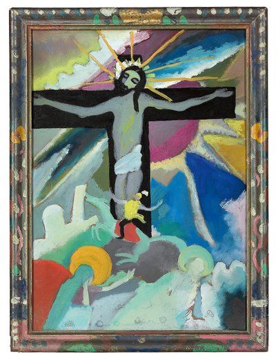 Chrystus ukrzyżowany; Ukrzyżowany Chrystus autorstwa Wassily Kandinsky