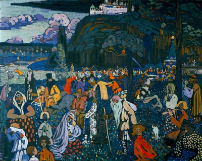 Kolorowe życie autorstwa Wassily Kandinsky