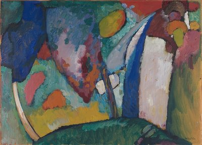 Wodospad. 1909 autorstwa Wassily Kandinsky