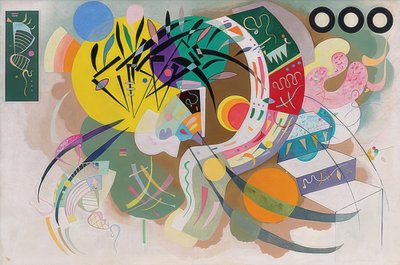 Dominant Kurve (Krzywa dominująca). 1936 autorstwa Wassily Kandinsky