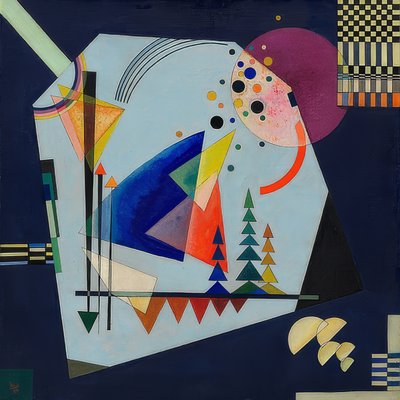 Trzy dźwięki. 1926 autorstwa Wassily Kandinsky