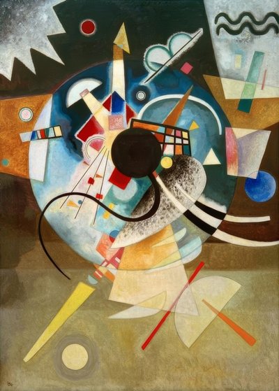 Jedno centrum autorstwa Wassily Kandinsky