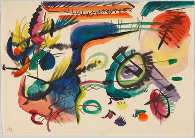 Projekt do „Kompozycji VII” autorstwa Wassily Kandinsky