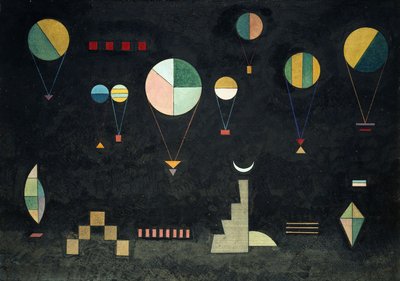płytko-niski autorstwa Wassily Kandinsky