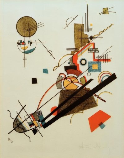 Szczęśliwego wejścia na górę autorstwa Wassily Kandinsky