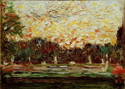 Duża fontanna w parku Nymphenburg autorstwa Wassily Kandinsky