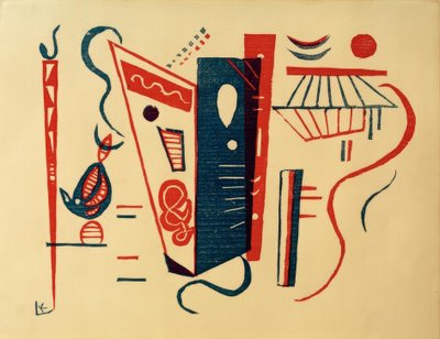 Drzeworyt dla XX. siècle, nr 5/6 autorstwa Wassily Kandinsky
