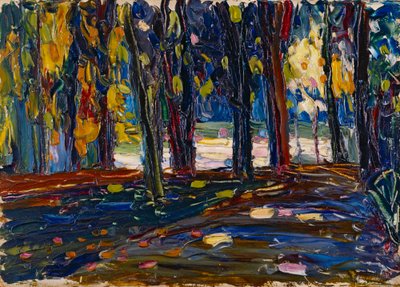 W Parku Św. Chmury - Jesień II autorstwa Wassily Kandinsky