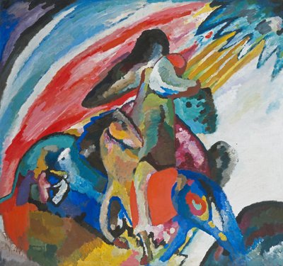Improwizacja nr 12: Jeździec autorstwa Wassily Kandinsky