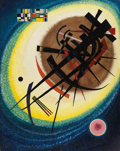 Kandinsky - W przezroczystym owalu, 1925 autorstwa Wassily Kandinsky