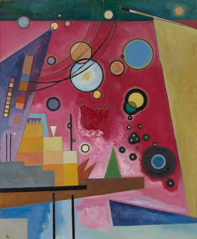 Kandinsky - Ciężka czerwień, 1924 (lipiec) autorstwa Wassily Kandinsky
