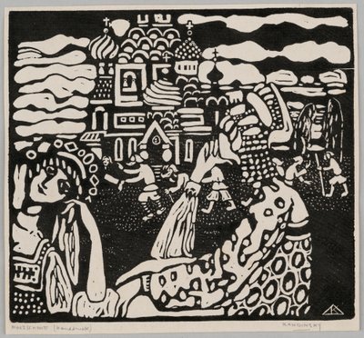 Kościół autorstwa Wassily Kandinsky
