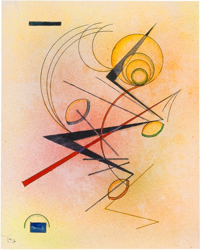 Ciepło, 1928. autorstwa Wassily Kandinsky