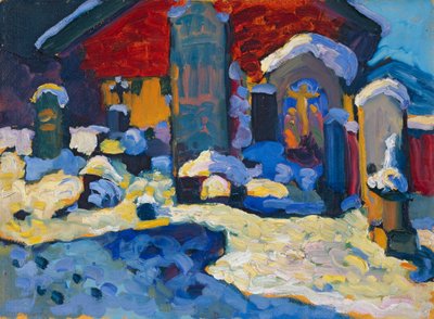 Kochel – Friedhof autorstwa Wassily Kandinsky