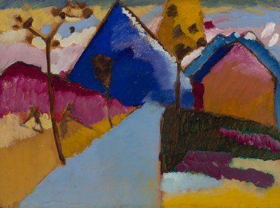 Kochel – prosta ulica autorstwa Wassily Kandinsky
