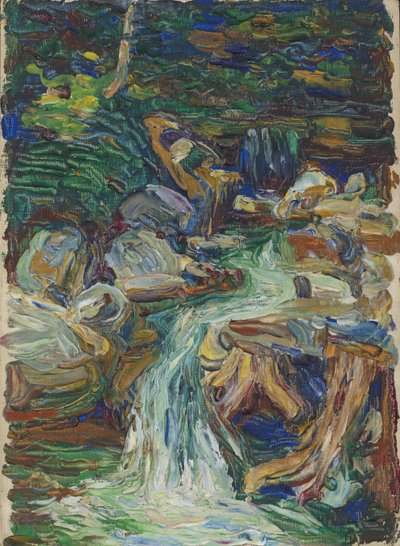 Kochel - Wodospad II autorstwa Wassily Kandinsky