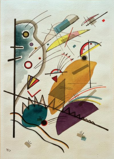 kompozycja autorstwa Wassily Kandinsky