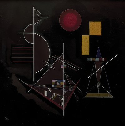 Lekki w ciężkim (lekki w zwaar). 1929 autorstwa Wassily Kandinsky