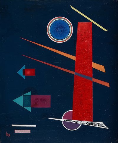 Potężna czerwień 1928 autorstwa Wassily Kandinsky