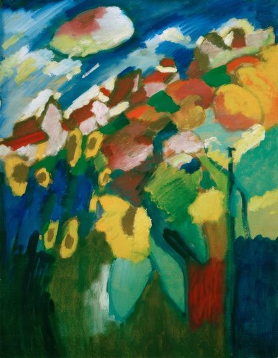 Murnau - Ogród II autorstwa Wassily Kandinsky
