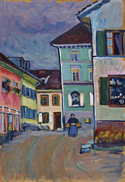 Murnau. Johannisstrasse, 1908 autorstwa Wassily Kandinsky