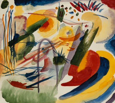 Bez tytułu; Nieuprawny autorstwa Wassily Kandinsky