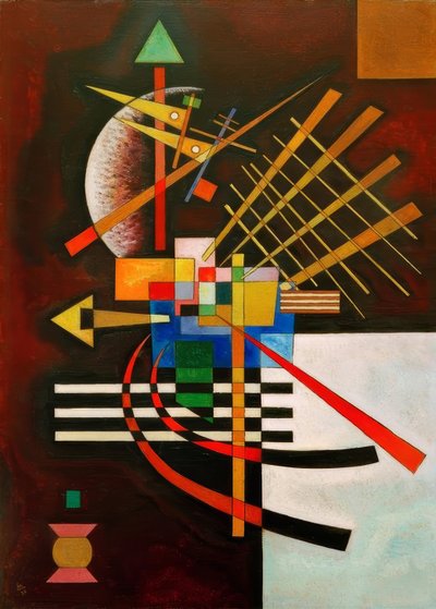 Powyżej i po lewej autorstwa Wassily Kandinsky
