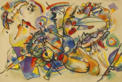 Nieuprawny. Około 1916 autorstwa Wassily Kandinsky