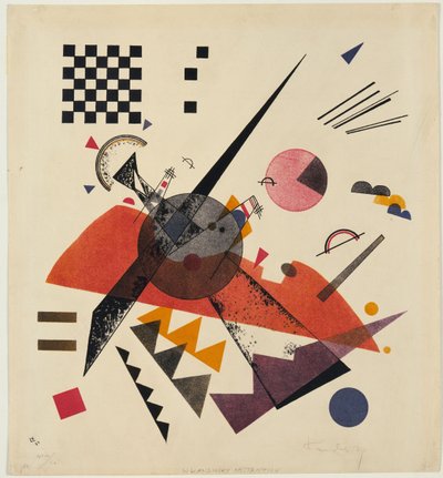Litografia „Pomarańczowa” Wasilija Kandinsky
