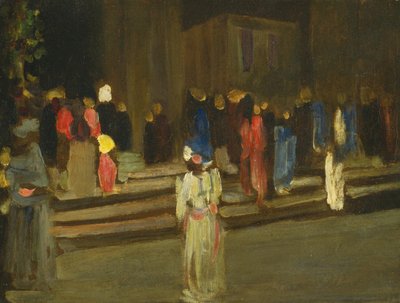 Park św. Chmury, wejście, 1906 autorstwa Wassily Kandinsky