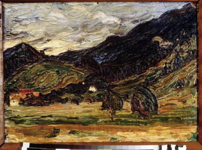 "Pejzaż" Obraz Vassily Kandinsky (lub Wassily Kandinsky lub Kandinskyj autorstwa Wassily Kandinsky