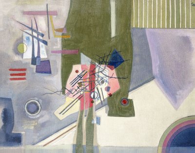 Różowy w kolorze szarym autorstwa Wassily Kandinsky