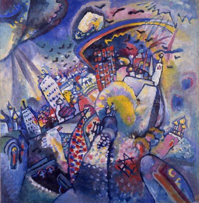 Plac Czerwony, 1916 autorstwa Wassily Kandinsky