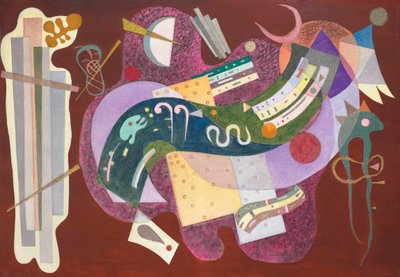 Sztywne i zakrzywione, 1935. autorstwa Wassily Kandinsky