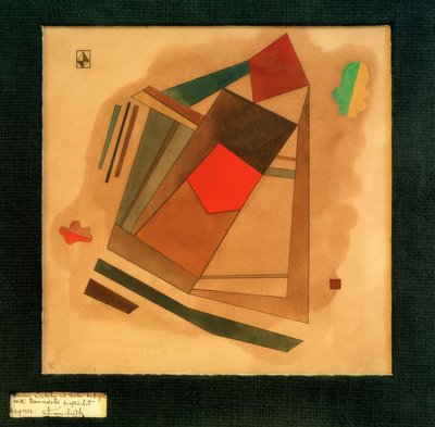 Czerwony na placu autorstwa Wassily Kandinsky