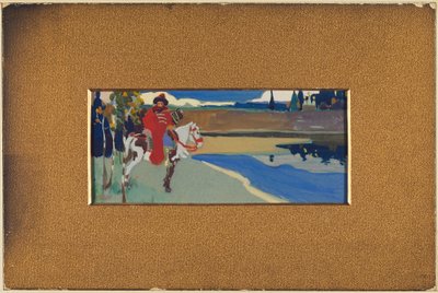 Rosyjski jeździec autorstwa Wassily Kandinsky