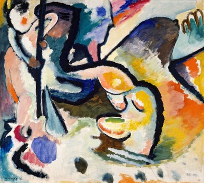Święty Jerzy III, 1911. autorstwa Wassily Kandinsky