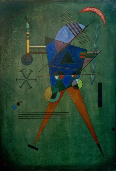 Czarny trójkąt autorstwa Wassily Kandinsky