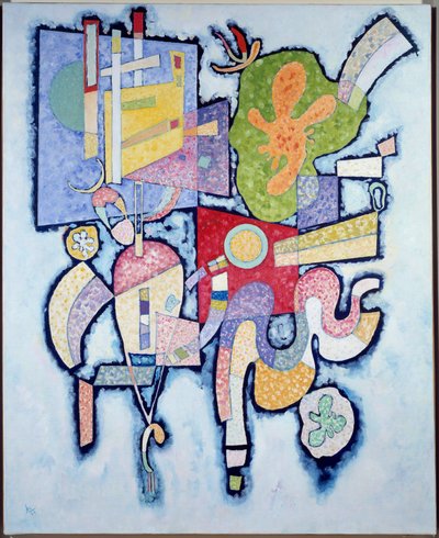 Prosta złożoność 1939 (olej na płótnie) autorstwa Wassily Kandinsky