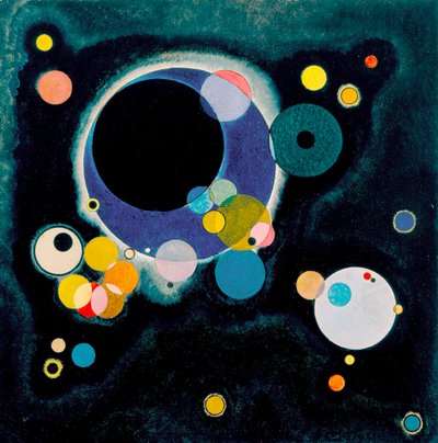 Szkic dla kilku kręgów autorstwa Wassily Kandinsky