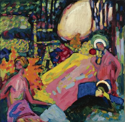 "Biały dźwięk" Obraz Wasilija Kandinsky