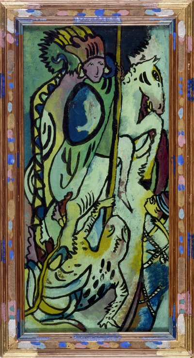 Św. Jerzy II autorstwa Wassily Kandinsky