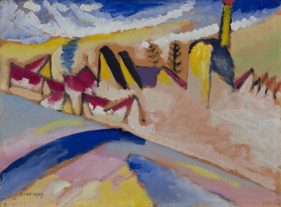 Studium do obrazu „Zima II” autorstwa Wassily Kandinsky