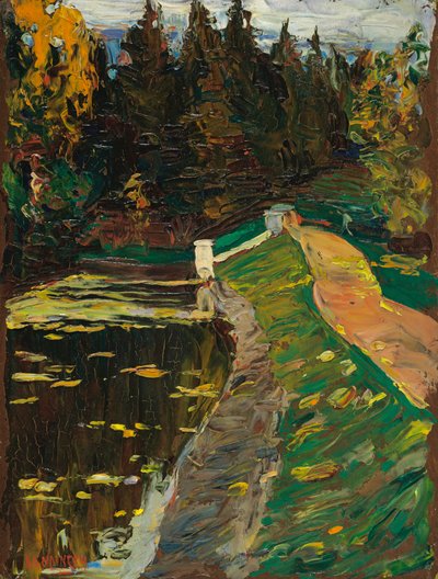 Badanie dotyczące „Schleuse” autorstwa Wassily Kandinsky