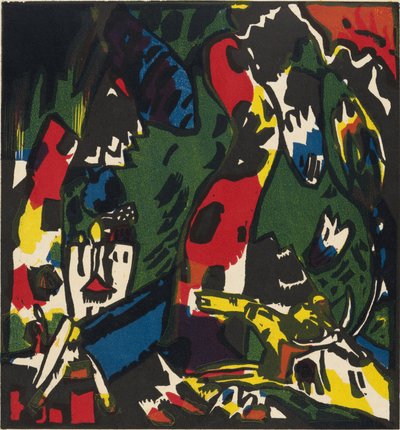 "Łucznik" Obraz Wasilija Kandinsky