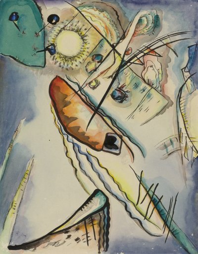 Bez tytułu, 1916 autorstwa Wassily Kandinsky