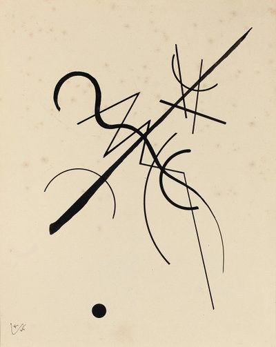 Rysowanie od punktu i linii do powierzchni autorstwa Wassily Kandinsky