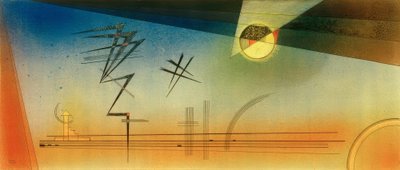 Zygzakiem w górę autorstwa Wassily Kandinsky