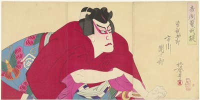 Ichikawa Dan Juro I X autorstwa Watanabe Nobukazu
