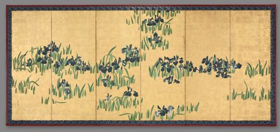 Irysy, XVIII wiek. autorstwa Watanabe Shiko